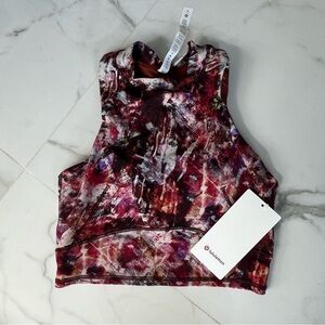 Lululemon Everlux and Mesh Cropped Tank - Multicolor
